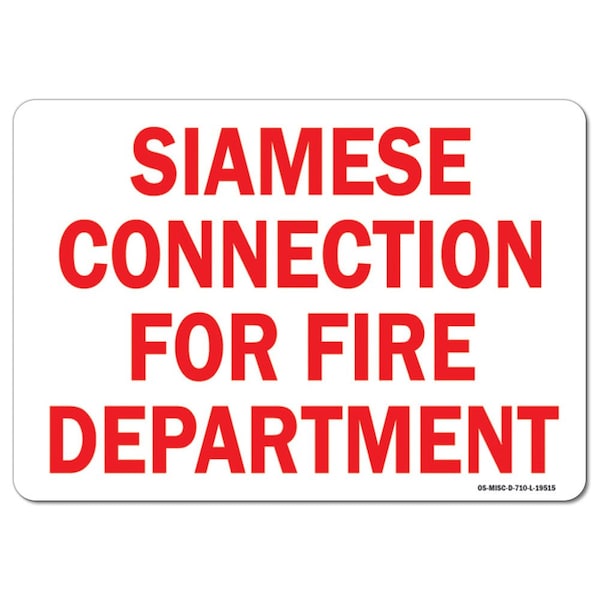OSHA, 3.5" Height, Decal, 5" x 3.5", Landscape, PK10, Siamese
